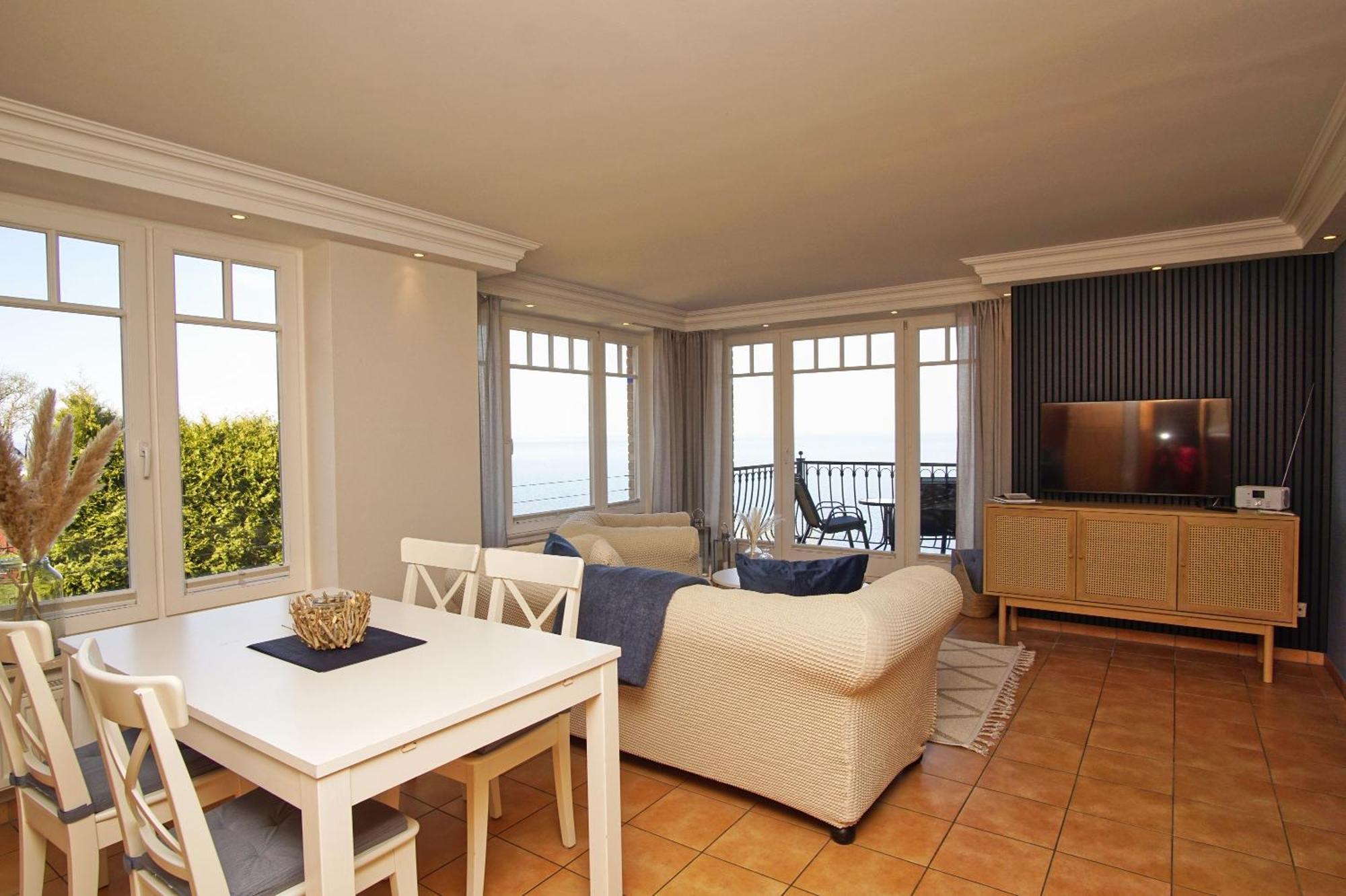 Ferienwohnung Mit Traumhaftem Meerblick - Haus Am Meer Fewo 01 Lohme Buitenkant foto