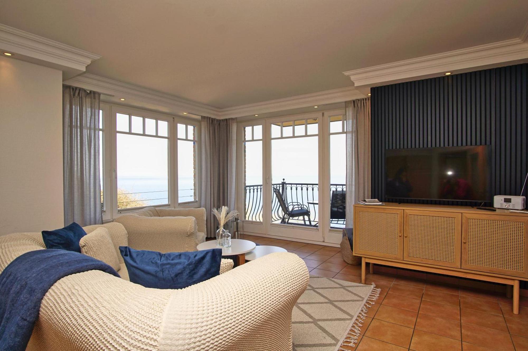 Ferienwohnung Mit Traumhaftem Meerblick - Haus Am Meer Fewo 01 Lohme Buitenkant foto