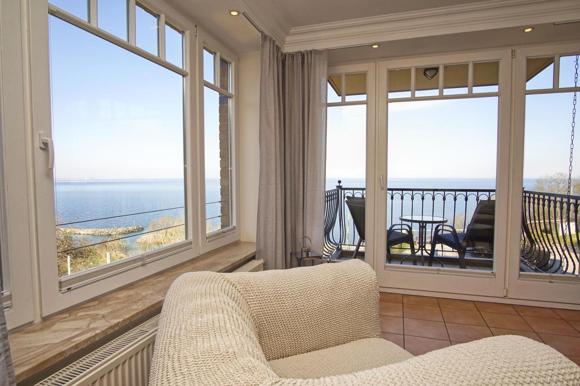 Ferienwohnung Mit Traumhaftem Meerblick - Haus Am Meer Fewo 01 Lohme Buitenkant foto